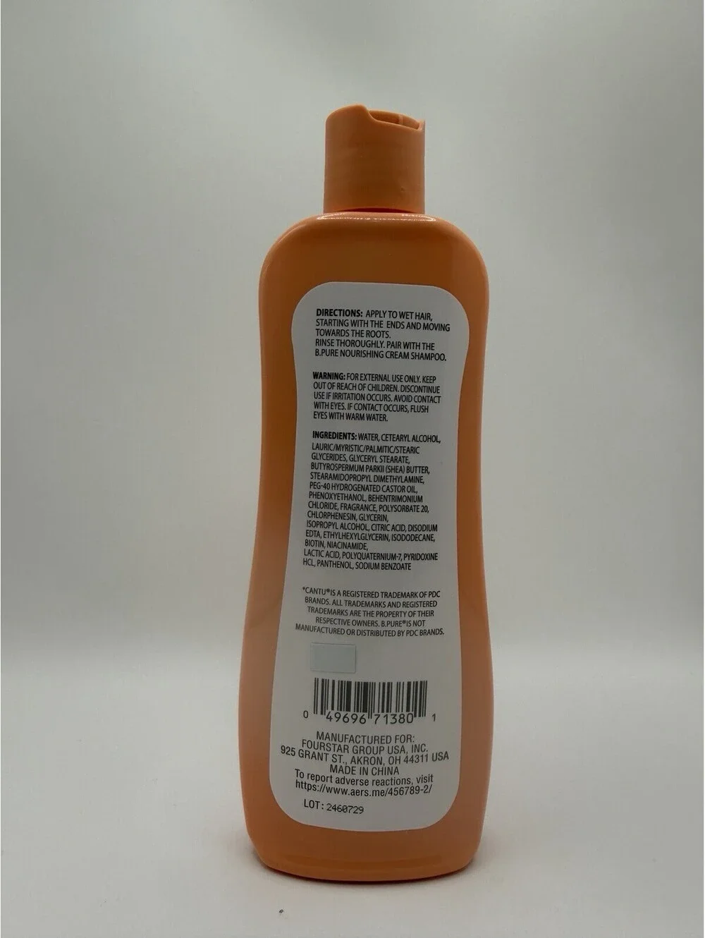 B.Pure Shea Butter Moisturizing Cream Shampoo & Conditioner Set 13.5 oz Each